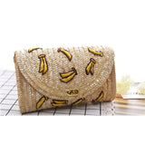 Straw Handbag Summer Beach Bag Crossbody Bags For Women