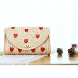 Straw Handbag Summer Beach Bag Crossbody Bags For Women