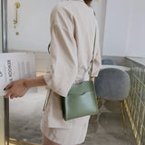 Vintage Crossbody Bucket Bag for Women