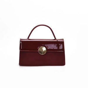 Burgundy Handbag Ladies Bag Female Fashion Accessories