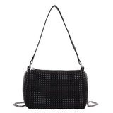 Silver Rhinestone Texture Small Bag Crystal Handbag