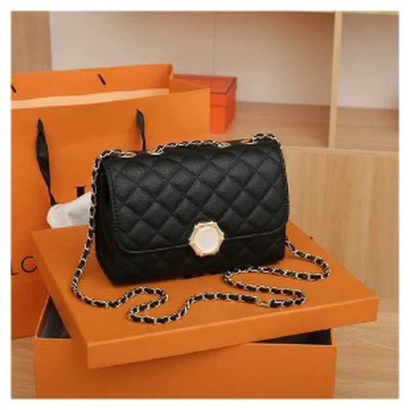 Summer Embroidered Chain Shoulder Bag