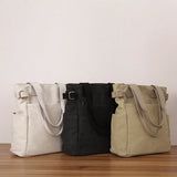 Canvas Shoulder Bag Large Capacity Retro Wild Women Bag