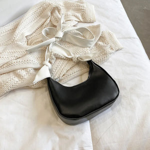 Bow One-shoulder Messenger Bag Purse Handbag