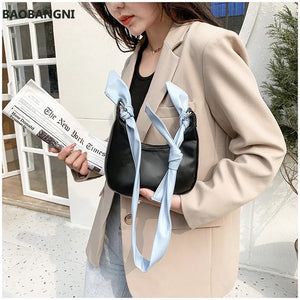 Bow One-shoulder Messenger Bag Purse Handbag