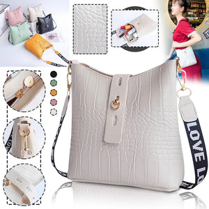 Stone Grain Small Square Bag Shoulder Messenger Bag Small And Mobile Phone Bag
