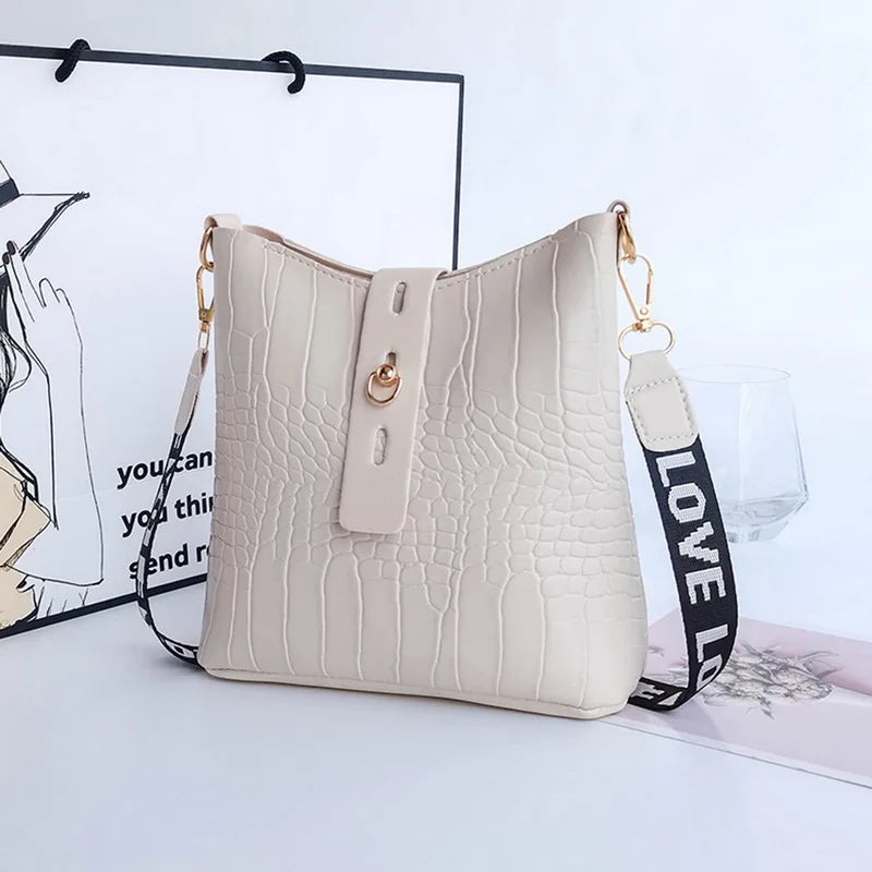 Stone Grain Small Square Bag Shoulder Messenger Bag Small And Mobile Phone Bag