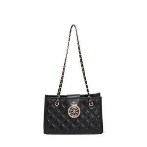 Fashion Lingge Single Shoulder Tote Bag