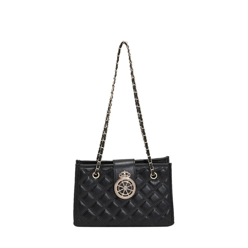 Fashion Lingge Single Shoulder Tote Bag