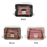 Women's Clear Transparent Chain Shoulder Bag Jelly Crossbody