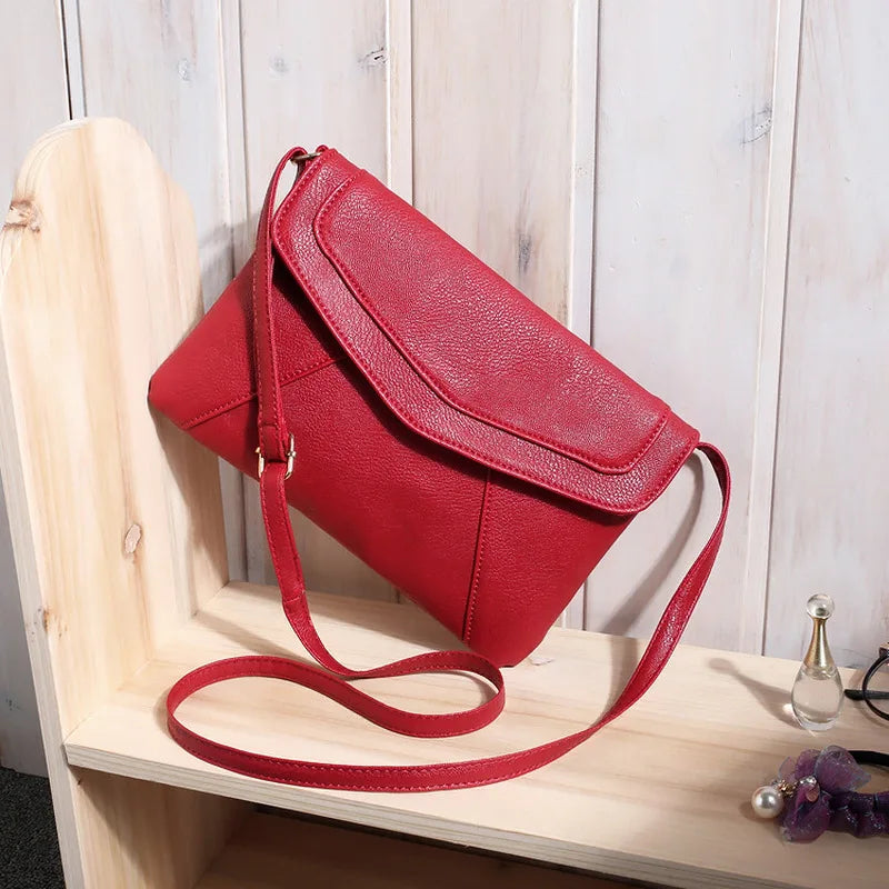 Women Messenger Bag Vintage Leather Handbag Bolsa Feminina
