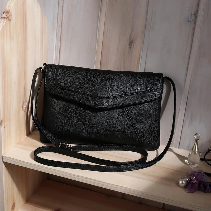 Women Messenger Bag Vintage Leather Handbag Bolsa Feminina