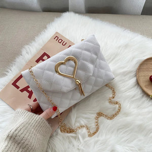 Women's Fashion Shoulder Bag Chain Crossbody Embroidered Clutch