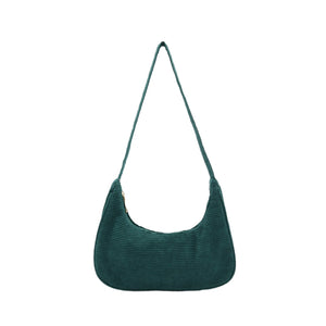 Corduroy Shoulder Bag Autumn Winter Style Casual Female Underarm Bag