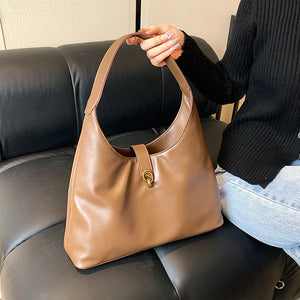 Women's Retro PU Leather Shoulder Bag