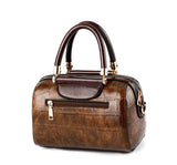 Women's Crocodile Shoulder Bag PU Leather Crossbody Handbag Tote