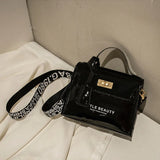 Small Square Messenger Bag Y2k Shoulder Handbag