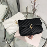 Sheepskin Pattern Shoulder Messenger Ladies Handbag