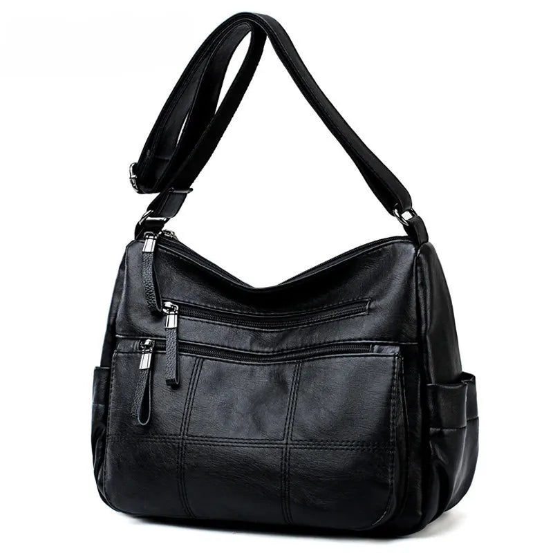 Women's Sheepskin Shoulder Messenger Bag