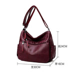 Women's Sheepskin Shoulder Messenger Bag
