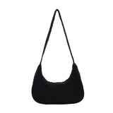 Corduroy Shoulder Bag Autumn Winter Casual Female Underarm Bag