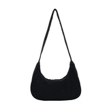 Corduroy Shoulder Bag for Women, Autumn/Winter Style, Casual Female Underarm Bag