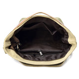 Canvas Shoulder Bag Striped Reusable Shopping Casual Tote Female Handbag