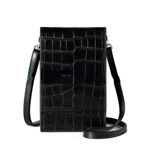 Women's PU Leather Crossbody Bags Phone Flap Ladies Shopper Bags