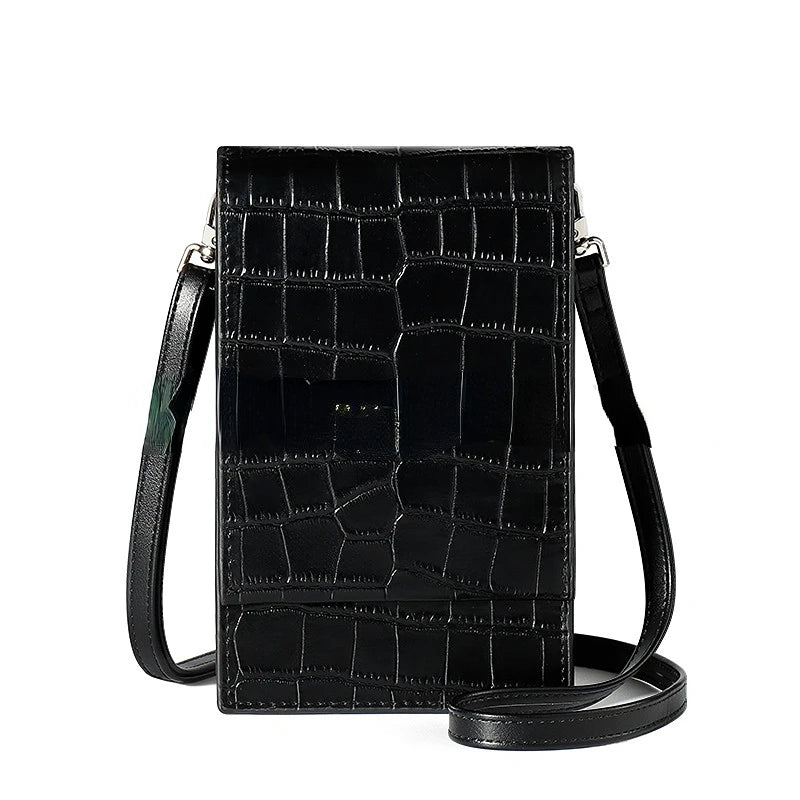 Women's PU Leather Crossbody Bags Phone Flap Ladies Shopper Bags