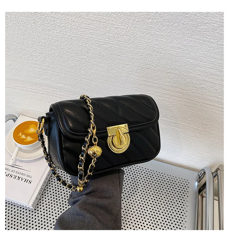 Women's Shoulder Bag Chain Handbags Large PU Crossbody