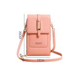 Women's Touch Screen Cell Phone Purse Leather Shoulder Bag
