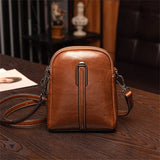 Women's Leather Small Shoulder Bag Phone Purse Wallet