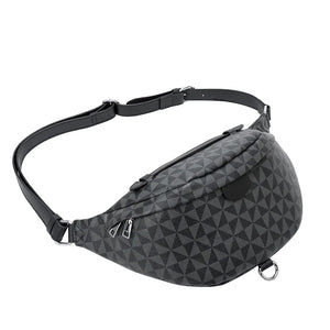 Plaid Leather Crossbody Shoulder Bag for Women