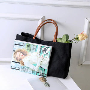 Eco Reusable Shopping Bags Foldable Casual Canvas Tote Bag
