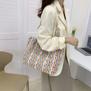 Women's Shoulder Bag Reusable Shopping Tote Handbag