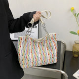 Women's Shoulder Bag Reusable Shopping Tote Handbag