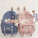 Red High Mochila Bolsa Women's Backpack Bag