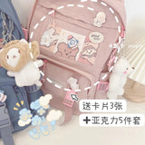 Red High Mochila Bolsa Women's Backpack Bag