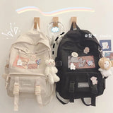 Red High Mochila Bolsa Women's Backpack Bag