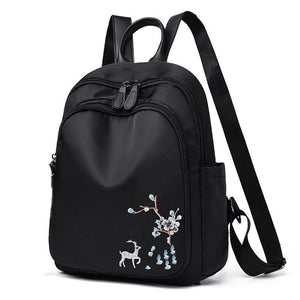 Women's Oxford Cloth Backpack Bag Mochila Bolsa