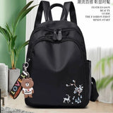 Women's Oxford Cloth Backpack Bag Mochila Bolsa