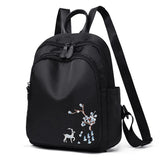 Women's Oxford Cloth Backpack Bag Mochila Bolsa
