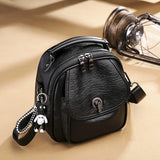 Women's Pu Leather Backpack Bag Mochila Bolsa