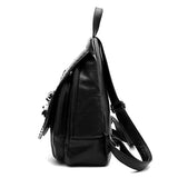 Women's Leather Backpack Bag Mochila Bolsa