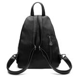 Women's Leather Backpack Bag Mochila Bolsa