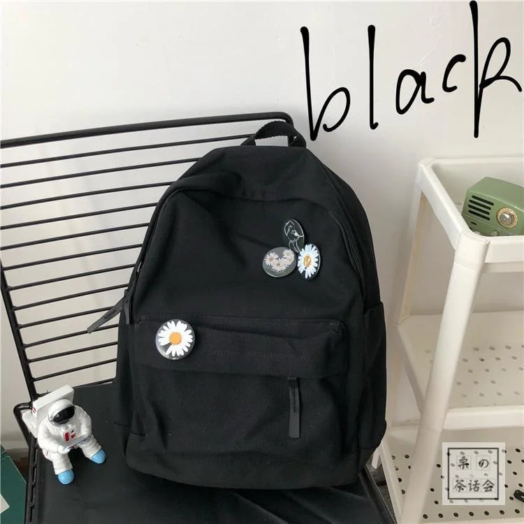 Canvas Backpack for Women Mochila Bolsa