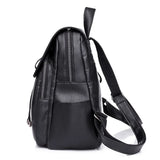 Women's Leather Backpack Pu Leather Bag Mochila Bolsa