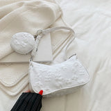 Embroidery Flower Printing Shoulder Bags for Women