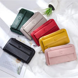 Women's Leather Handbag Large Capacity Touch Screen Phone Bag