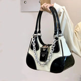 Vintage Chain Handbags Large Capacity Underarm Shoulder Bag